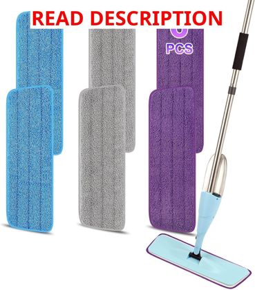 Bona 16.5" Reusable Mop Pads (6 Pack)