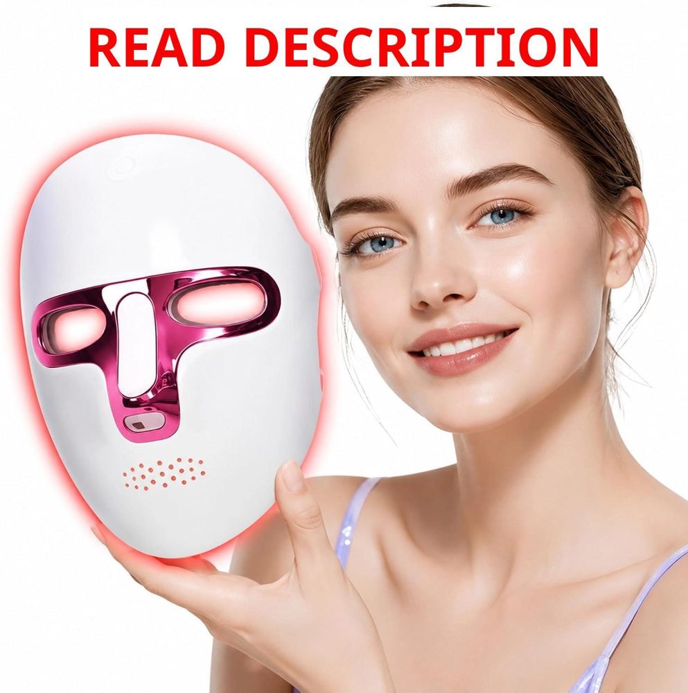 7 Colors Red Light Therapy Face LED Mask