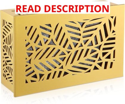 Saillong Doorbell Chime Cover Box Only Gold