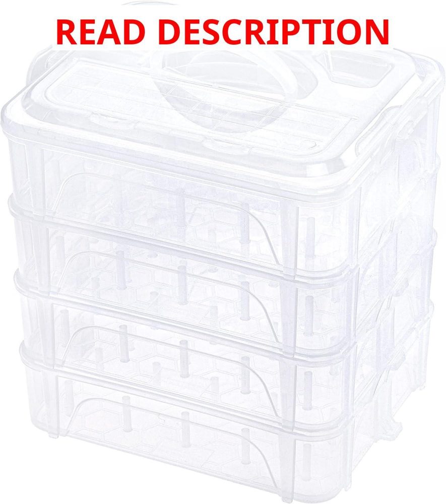 New Brothread 4-Layer Stackable Box Organizer