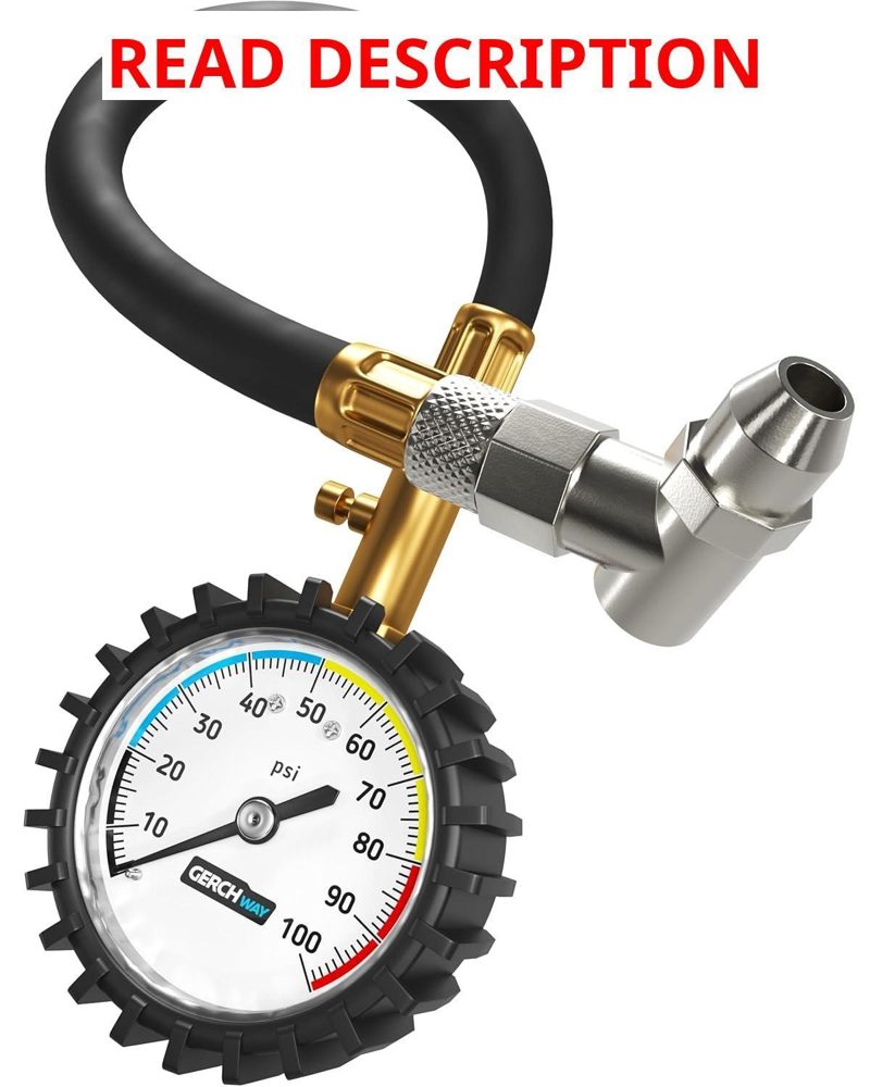 Gerchway Tire Pressure Gauge 100 PSI