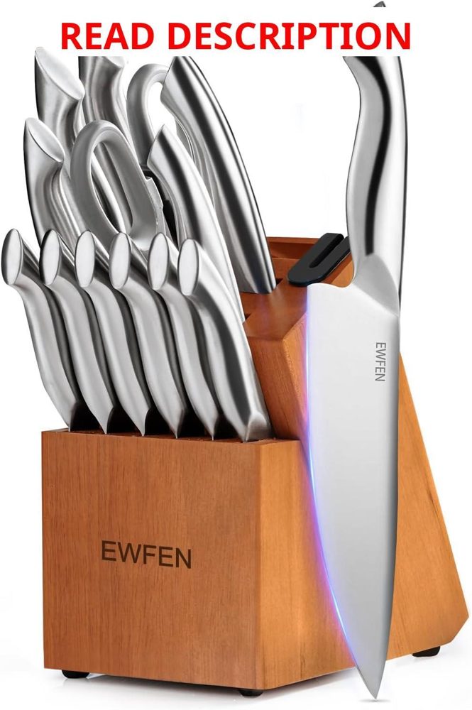 EWFEN 14-Piece Knife Set with Sharpener