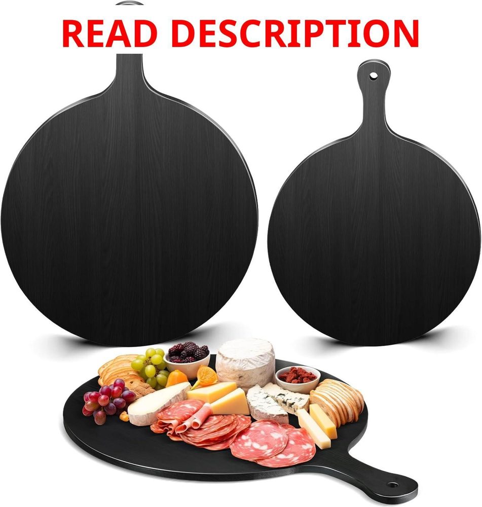 Geetery 2 Pcs Round Cutting Board 11.6" & 9"