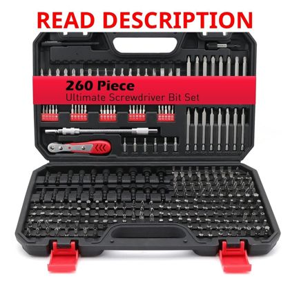 260-Piece Precision Screwdriver Bit Set