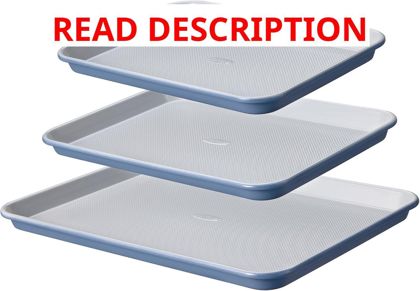 CAROTE 3-Piece Baking Sheets Nonstick