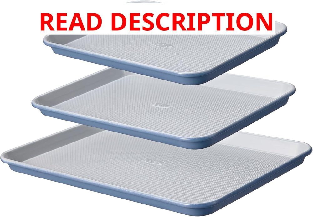 CAROTE 3-Piece Baking Sheets Nonstick
