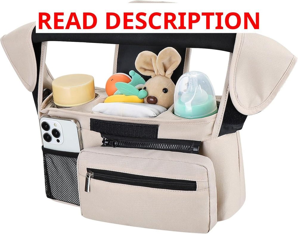 Accmor Stroller Organizer with Cup Holder