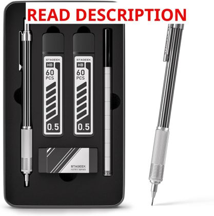 STAGEEK 0.5mm Metal Mechanical Pencil Silver