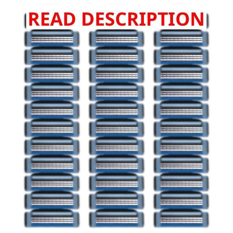 36 Blades Parts for GL-Mach 3 Razors (Blue)