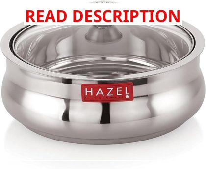 Hazel Stainless Steel Roti Casserole 800ml