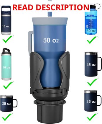 Cup Holder Expander Adapter for Yeti/Flasks