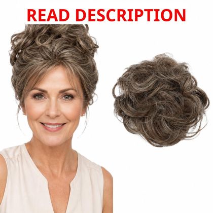 CAISHA Messy Scrunchie Bun Hairpiece Brown G24A