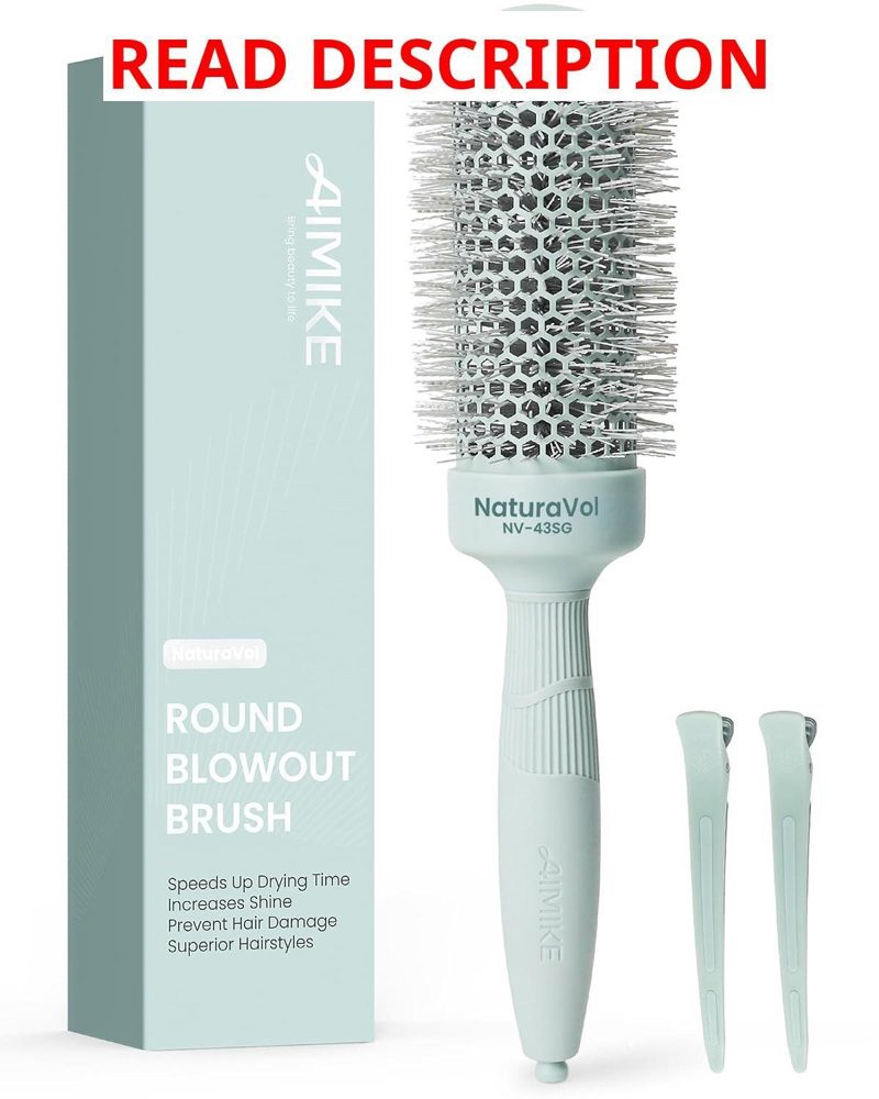 AIMIKE NaturaVol Round Brush for Blow Drying