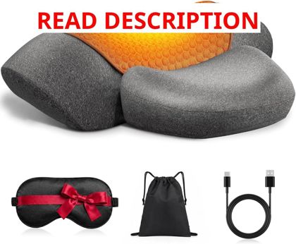 Upalled Cervical Neck Pillow   Adjustable Grey
