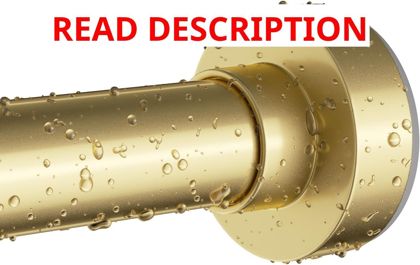 Gold Shower Curtain Rod 34-66 in Adjustable