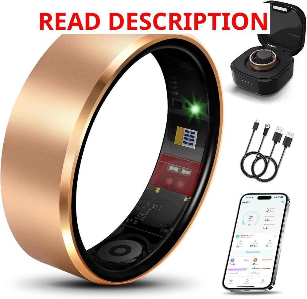 Smart Ring 2.0 Sleep Tracker Black 8