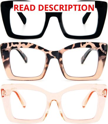 REAVEE Reading Glasses Blue Light Blocking