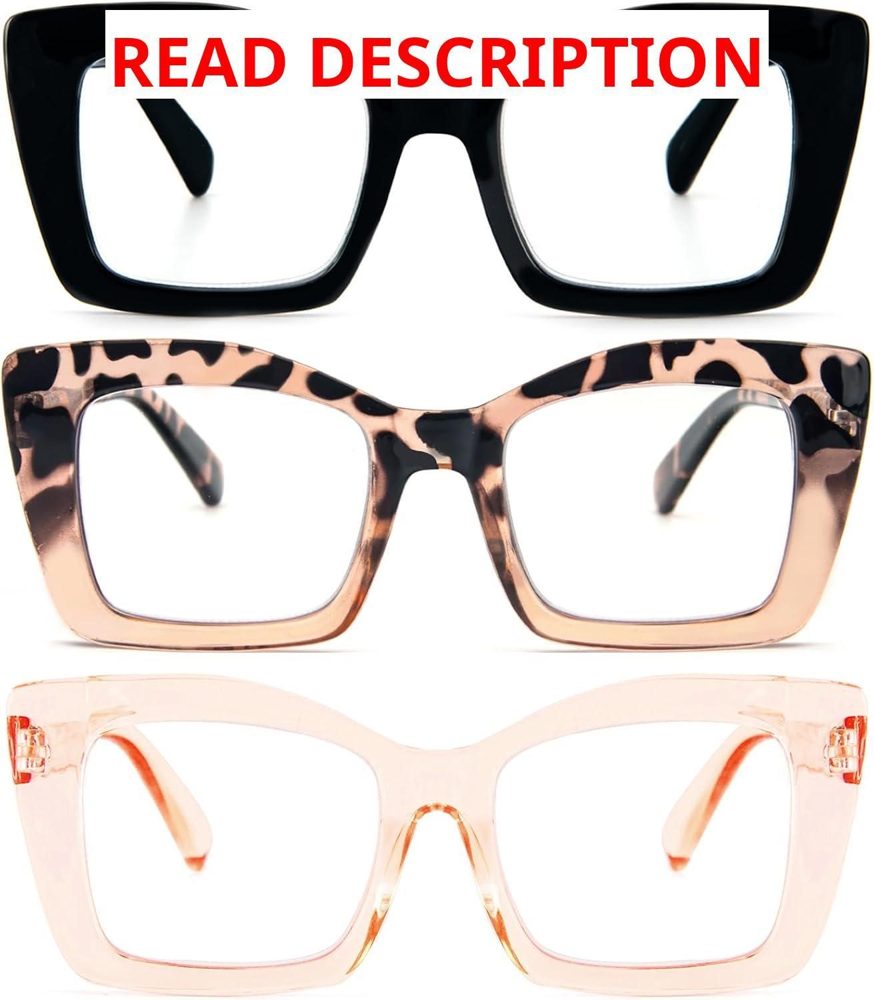REAVEE Reading Glasses Blue Light Blocking