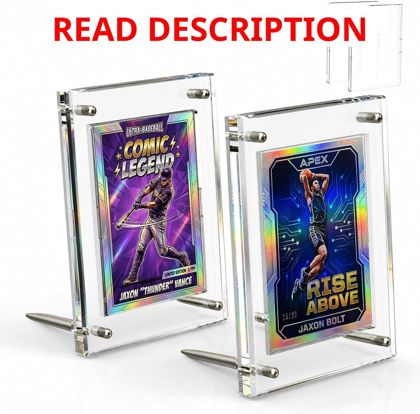 Acrylic Card Display Frame 1-Slot (2 Pack)