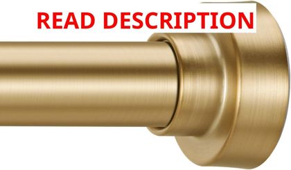 YNL Shower Curtain Rod 34-82" Adjustable Gold