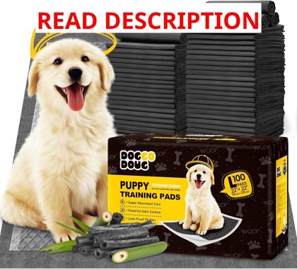 Charcoal Small Puppy Pads 22"x22" 100 Count