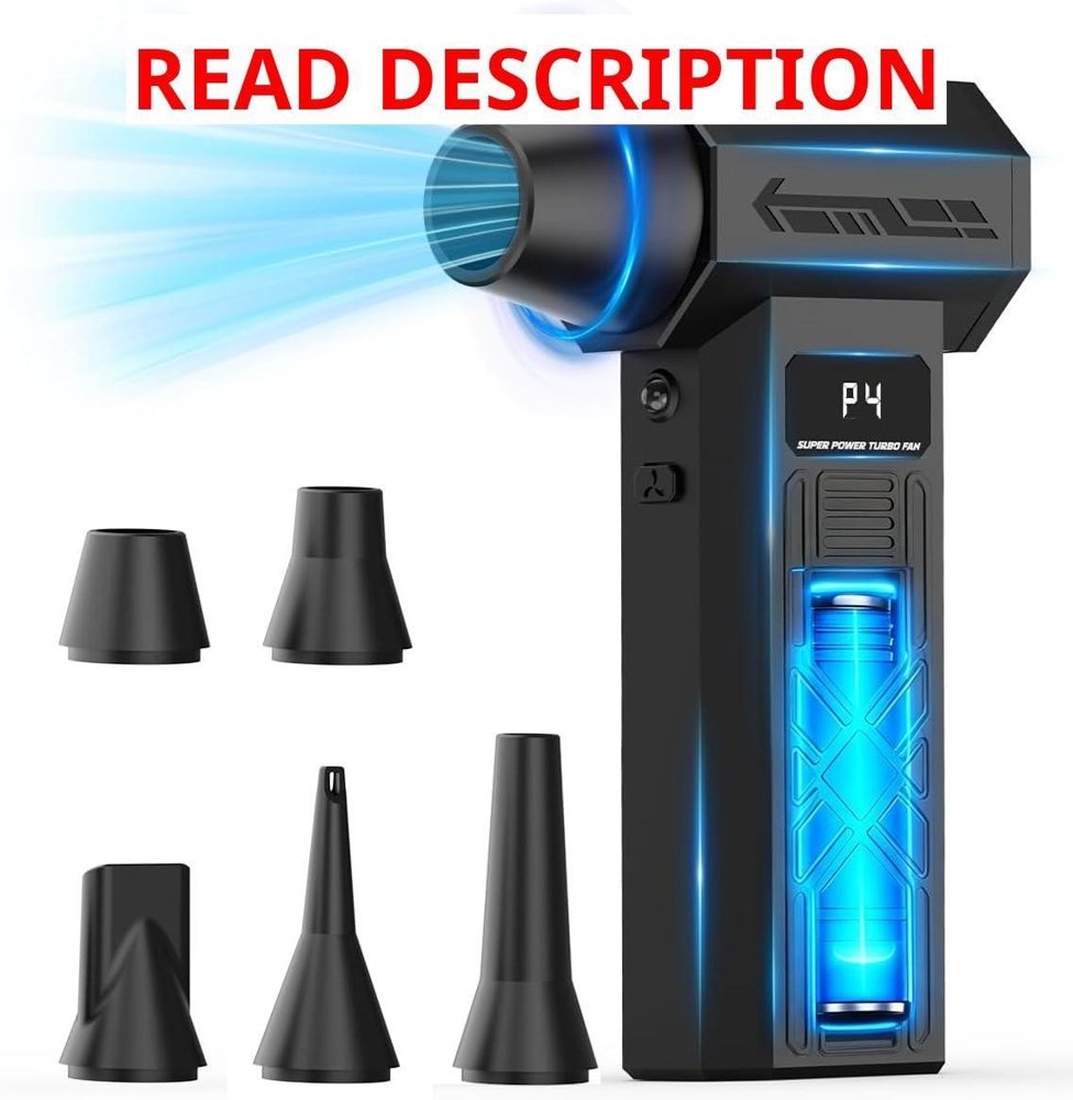 Compressed Air Duster - 110000 RPM Blower