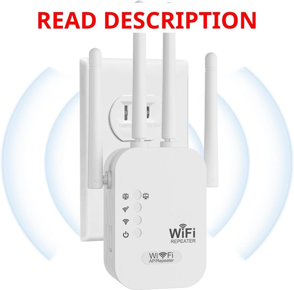 WiFi Extender & Repeater Long-Range Booster