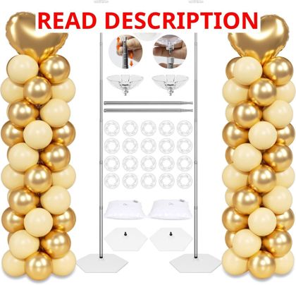 Balloon Column Stand Kit 7ft Telescopic Tower