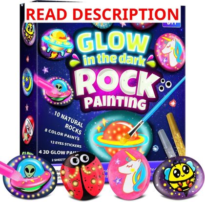 EPUMP Rock Painting Kit for Kids - Glow Arts