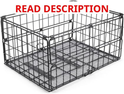 Foldable Rear Basket Metal Wire Bike Basket