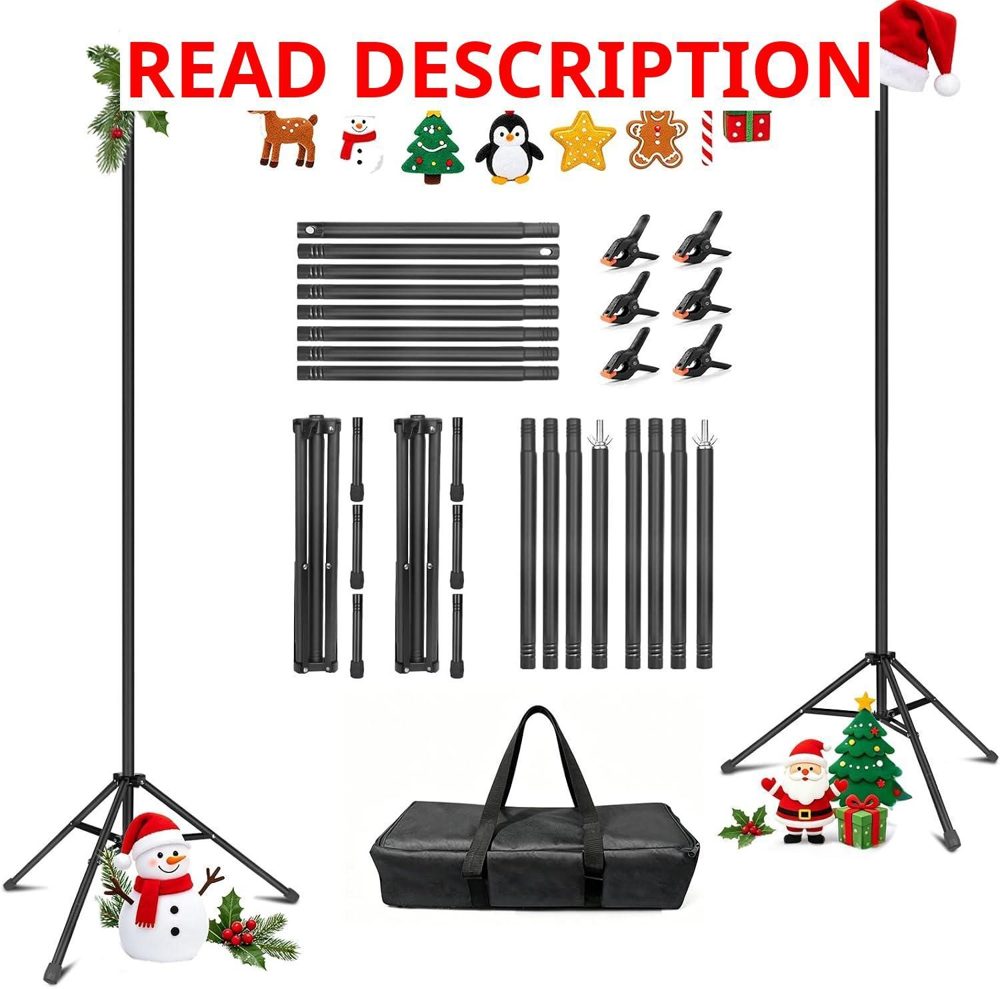 Backdrop Stand 10x7ft Background Kit