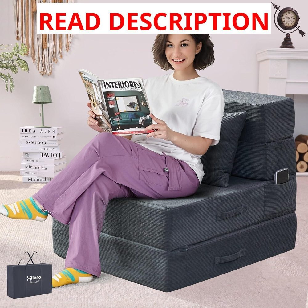 Folding Sofa Bed Convertible Sleeper Chair