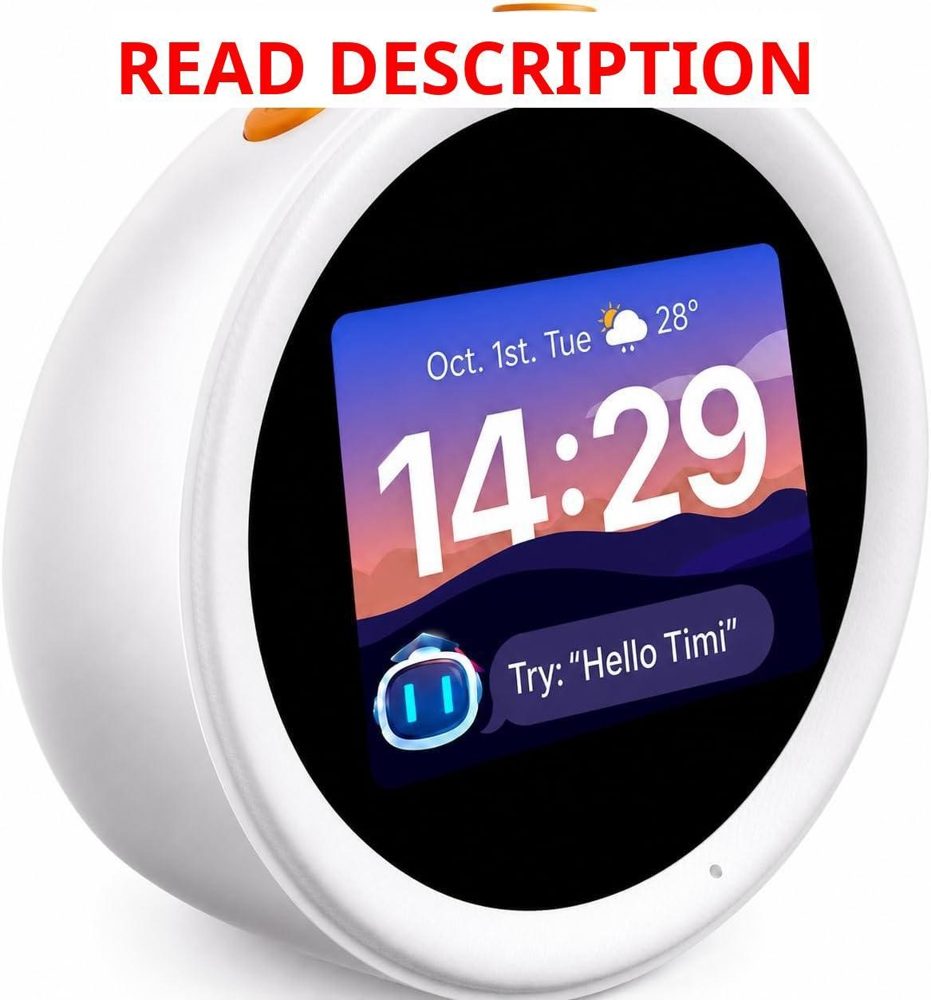 Kinglucky Kids Alarm Clock 8-in-1 AI Voice