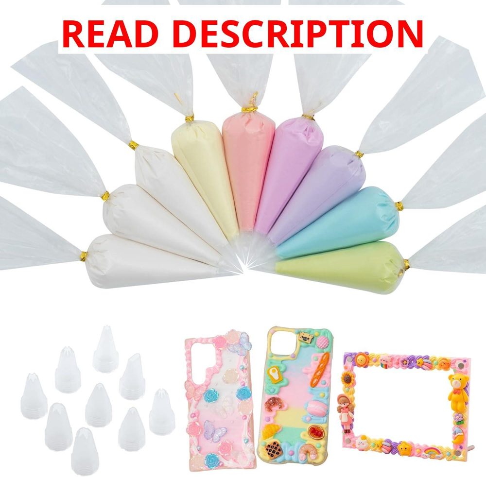 Decoden Cream Glue 9PCS Kit for Crafts DIY