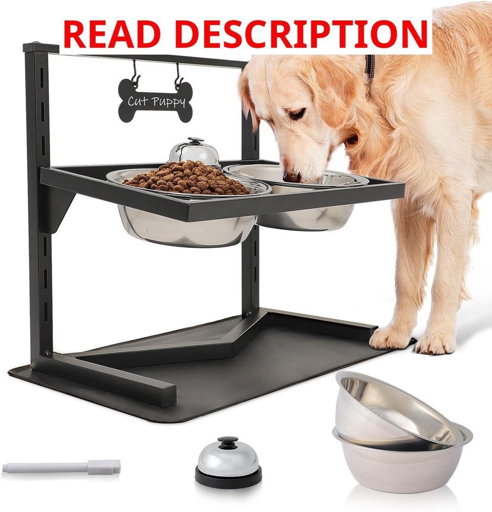 Grand Line Elevated Dog Bowls - 7" Stand