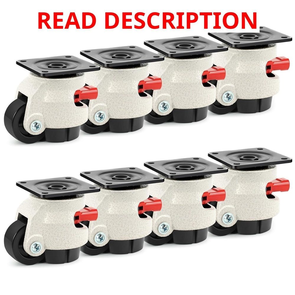 WEIBIDA Leveling Casters 2200Lbs 8-Pack