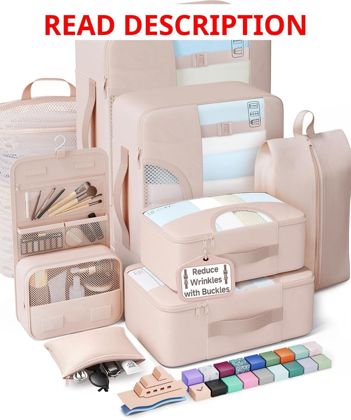 Veken 8 Set Packing Cubes for Travel