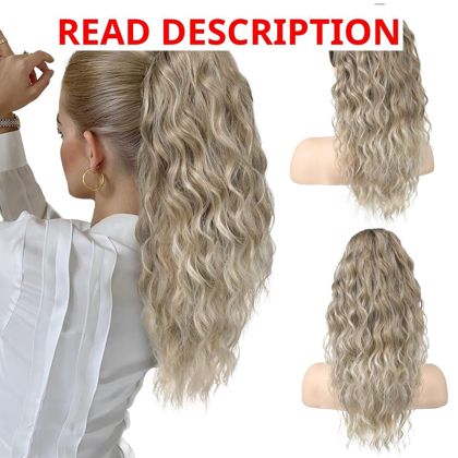 SEIKEA 18" Ponytail PT002 Tia Ash Brown Ends