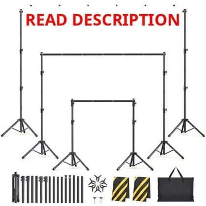 Backdrop Stand Kit 6 Widths 10x7.5 ft