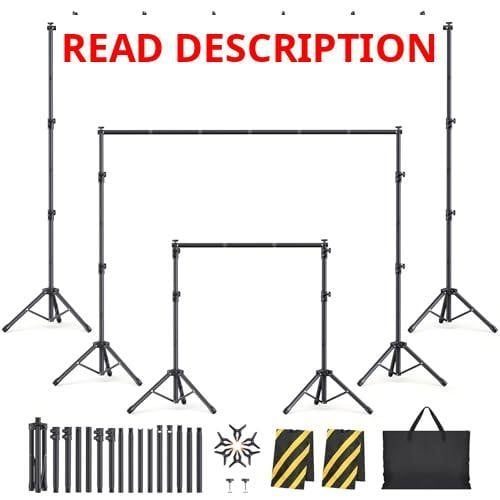 Backdrop Stand Kit 6 Widths 10x7.5 ft