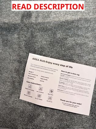 2x8 Gray Area Rug
