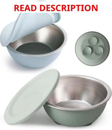 Moonkie Baby Bowls with Suction 13oz 2 Pack