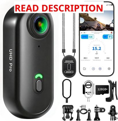 4K Thumb Action Cam 128G WiFi Waterproof