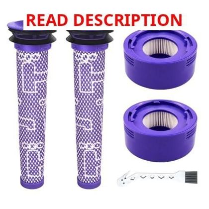 4 Pack Vacuum Filter for Dyson V7/V8 SV10