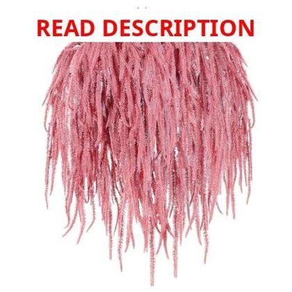 Suncalla 12Pcs Amaranthus Artificial Pink 24"