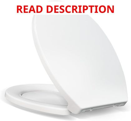 KHE Round Toilet Seat 16.5" Soft Close White