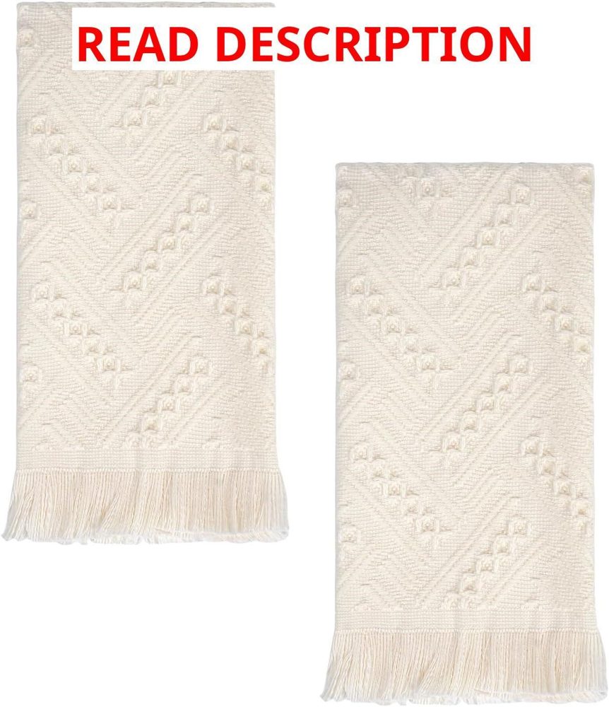 Turkish Cotton Hand Towels 14x30 2-Pack