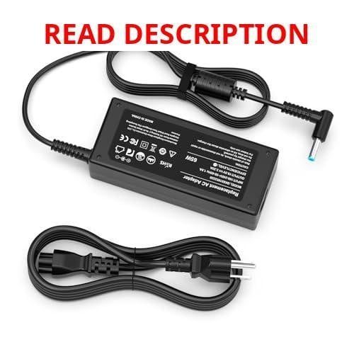 65W HP 15 Laptop Charger 4.5mm Blue Tip