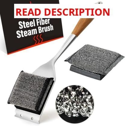 XUDAKAIXIN Bristle-Free Steam Grill Brush Head