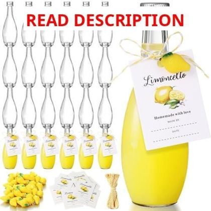 LemonRoad 24 Sets 1.7 oz Limoncello Bottles